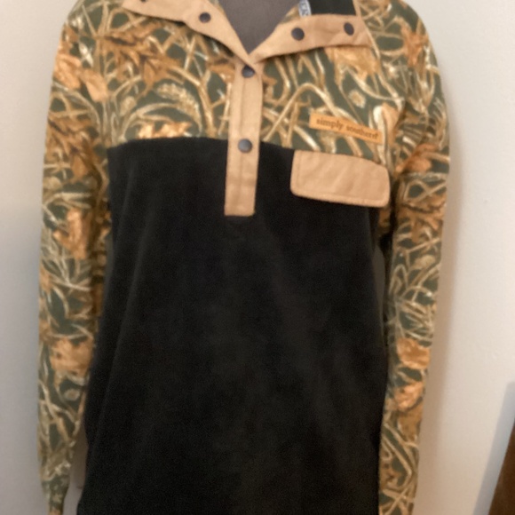 Simply Southern camo/block pullover ladies small - Picture 1 of 8